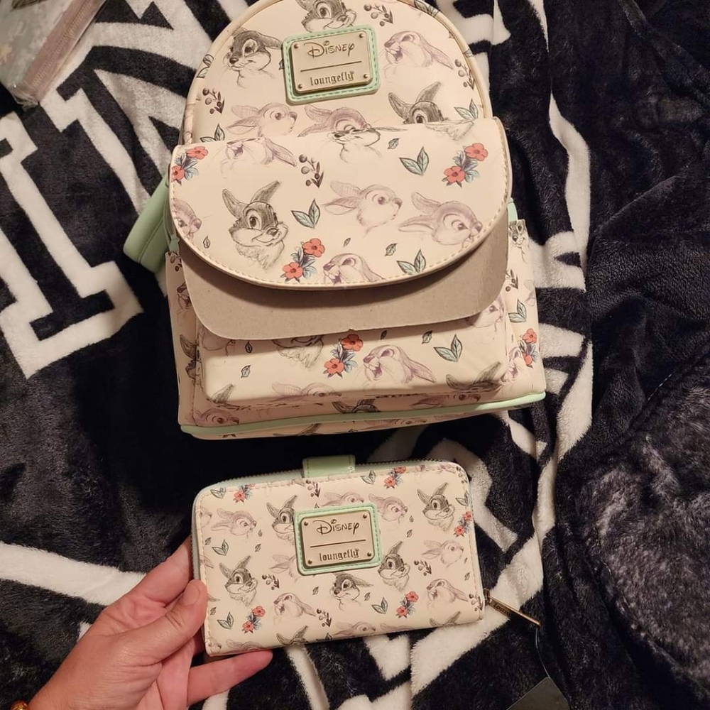 Loungefly Disney Exclusive Thumper Backpack and Wallet Set